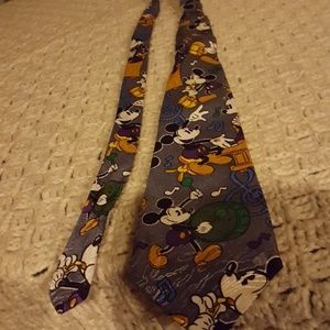 Mickey Mouse tie.
